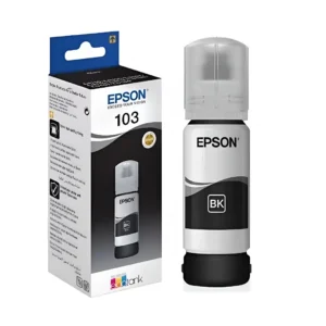 Encre Epson 103 noir pour impressions nettes et économiques longue durée.