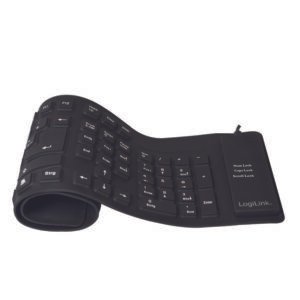 Clavier USB flexible, portable et résistant pour utilisation pratique partout.