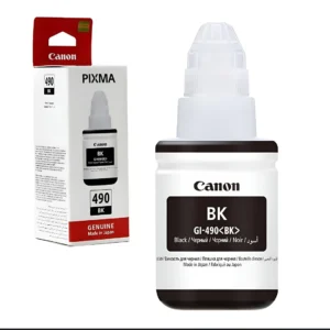 Cartouche Canon 490 noir pour impressions claires et durables.